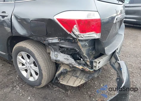 2011 Toyota Highlander Se V6 из США, поврежденный, VIN 5TDBK3EH3BS085922